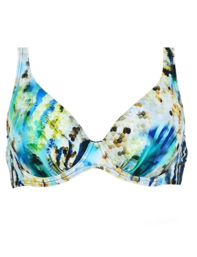 Верх от купальника Naturana 77036 OASIS OF THE SEAS, Цвет: синий/аква/морской, Размеры: 95G, изображение 4