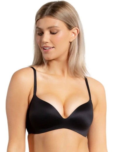 Бюстгальтер формованный без косточек Royal Lounge 1010-910-999 DELITE черный, Цвет: черный, Размеры: 90B, изображение 4