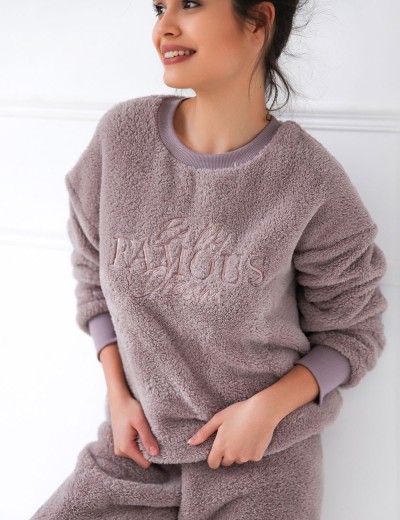 Теплая женская пижама Sensis GEORGETTE, Цвет: розовый, Размеры: S, изображение 3