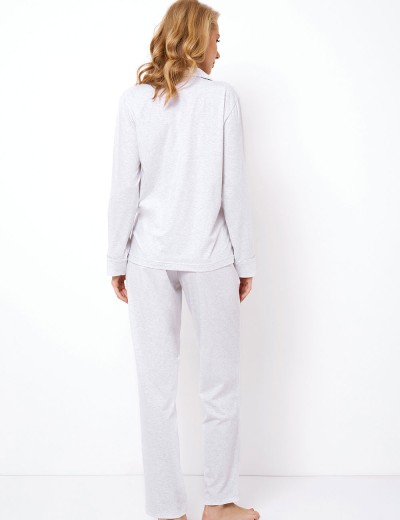 Пижама с брюками женская Aruelle CHARLIE, Цвет: меланж, Размеры: L, изображение 3