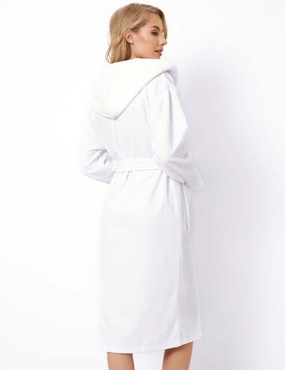 Теплый банный халат Aruelle ELIZA, Цвет: белый, Размеры: M, изображение 3