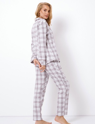 Фланелевая пижама с брюками Aruelle LUCILLE, Цвет: серый, Размеры: XS, изображение 3
