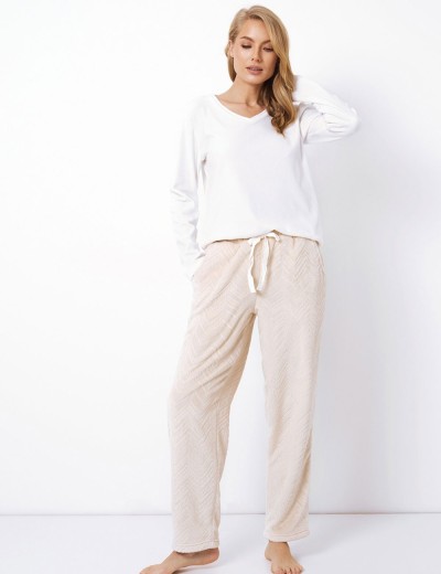 Домашний комплект Aruelle ZAHRA SET SOFT, Цвет: экрю/бежевый, Размеры: S, изображение 2 Домашний комплект Aruelle ZAHRA SET SOFT, Цвет: экрю/бежевый, Размеры: S, изображение 2