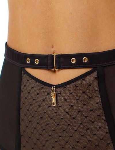 Трусы слипы комфорт Coquette Revue METALLIQUE 62122, Цвет: черный, Размеры: M, изображение 3