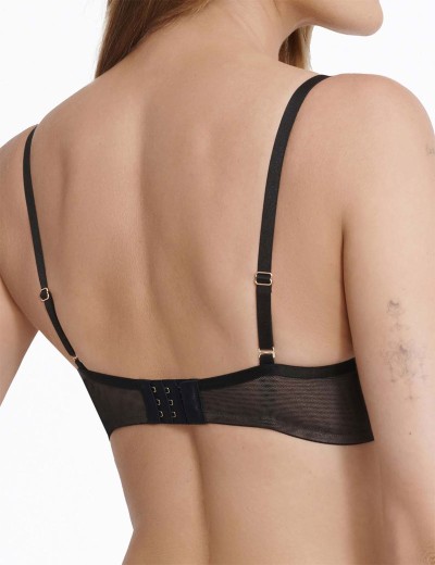 Бюстгальтер балконет пуш-ап Esotiq KIKI 40530 черный, Цвет: черный, Размеры: 70B, изображение 2