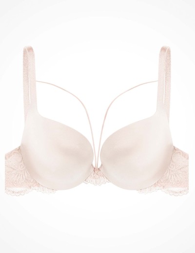 Гладкий бюстгальтер пуш-ап Esotiq ISLEY 40894 экрю, Цвет: экрю, Размеры: 75D, изображение 7