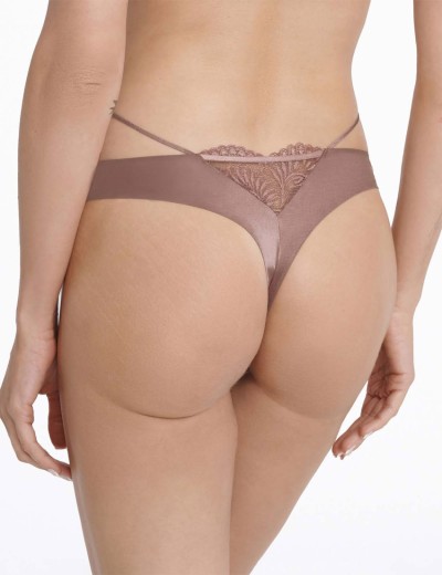Трусики стринги Esotiq ISLEY 40896 пыльная роза, Цвет: пыльная роза, Размеры: S, изображение 2