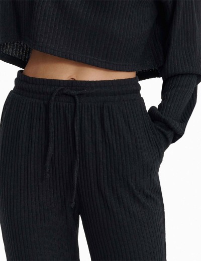 Комплект женский в рубчик Esotiq CLYTIA 40253 черный, Цвет: черный, Размеры: M, изображение 7