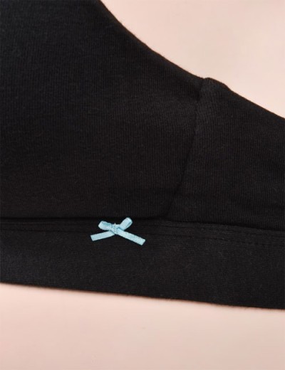 Хлопковый бюстгальтер топ Infiore 857 LAMBADA nero, Цвет: nero (черный), Размеры: 65B, изображение 2