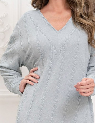 Туника с длинным рукавом Mia-Amore JESSIE 5073, Цвет: серый, Размеры: S/M, изображение 4