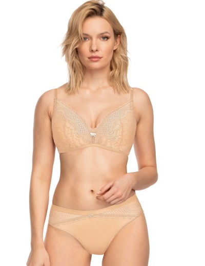 Бюстгальтер пуш-ап без косточек Nipplex CLARISA SUPER P-UP телесный, Цвет: телесный, Размеры: 70C, изображение 3