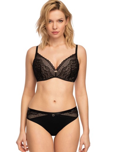 Бюстгальтер пуш-ап без косточек Nipplex CLARISA SUPER P-UP черный, Цвет: черный, Размеры: 70E, изображение 4