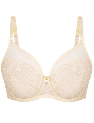 Мягкий бюстгальтер на большую грудь Nipplex ELISABETH M телесный, Цвет: телесный, Размеры: 65G, изображение 4