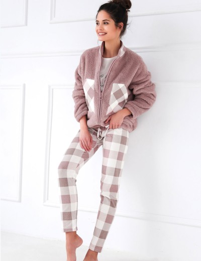 Плюшевая женская толстовка Sensis SAMMIE, Цвет: розовый, Размеры: S/M, изображение 3