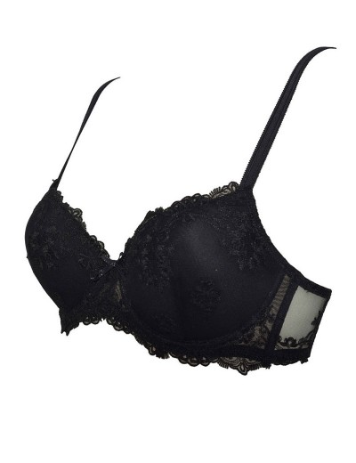 Бюстгальтер плотная чашка Sielei GLAM 1942 nero, Цвет: nero (черный), Размеры: 100B, изображение 6