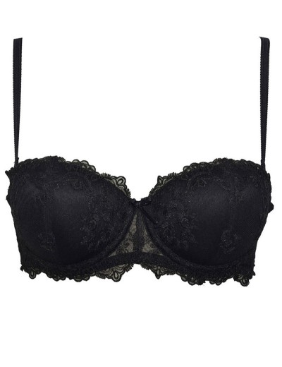 Бюстгальтер фашия с пуш-ап Sielei GLAM 1948 nero, Цвет: nero (черный), Размеры: 75B, изображение 3