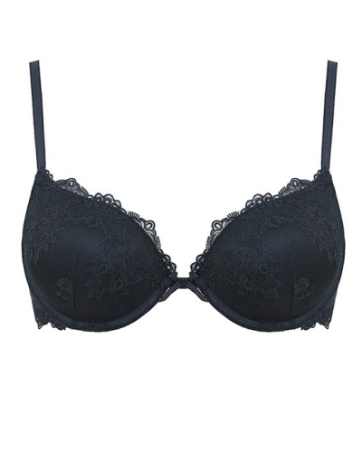 Бюстгальтер супер пуш-ап Sielei GLAM 1956 nero, Цвет: nero (черный), Размеры: 75B, изображение 5