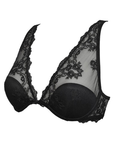 Кружевной бюстгальтер бралетт Sielei GLAM 1958 nero, Цвет: nero (черный), Размеры: 70B, изображение 4