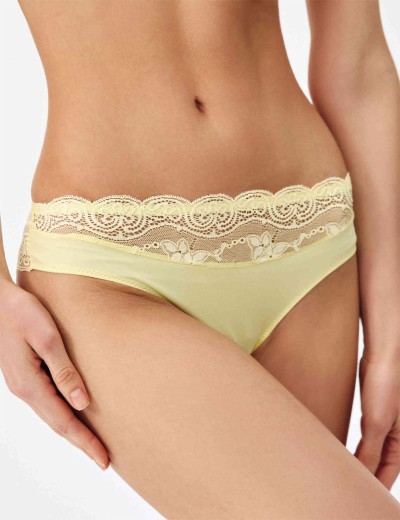 Трусы бразилиана VOVA SNEJANNA V54054 лимонное мороженое, Цвет: лимонное мороженое, Размеры: S, изображение 3