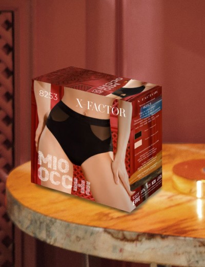 Трусы слипы высокие Mioocchi X-FACTOR 8253 nero, Цвет: nero (черный), Размеры: S, изображение 6