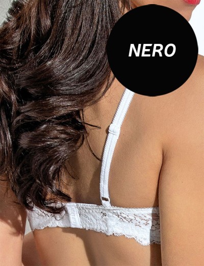 Кружевной бюстгальтер на косточках Sielei ALLURE 2672 nero, Цвет: nero (черный), Размеры: 80D, изображение 2