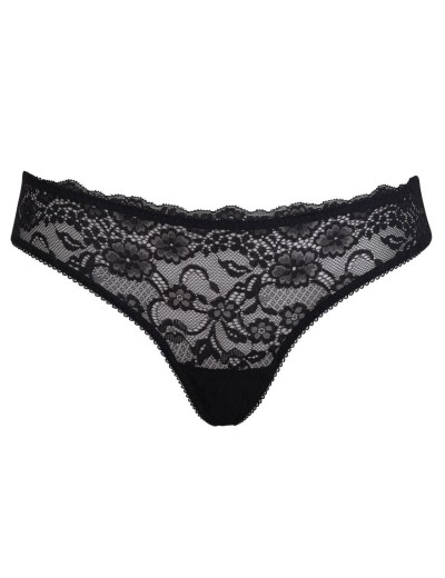 Кружевные трусики слипы Sielei ALLURE 2675 nero, Цвет: nero (черный), Размеры: S, изображение 2