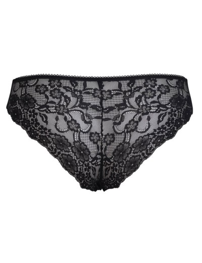 Кружевные трусики слипы Sielei ALLURE 2675 nero, Цвет: nero (черный), Размеры: S, изображение 3