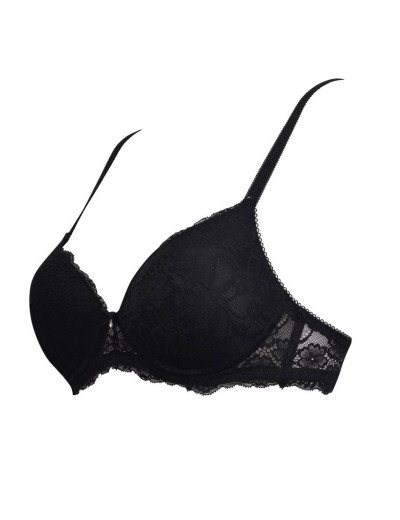 Бюстгальтер пуш-ап без косточек Sielei ALLURE 2676 nero, Цвет: nero (черный), Размеры: 80B, изображение 4