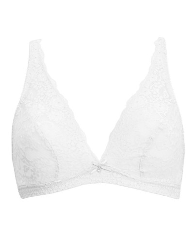 Кружевной бралетт без косточек Sielei ALLURE 2678 bianco, Цвет: bianco (белый), Размеры: 70B, изображение 5