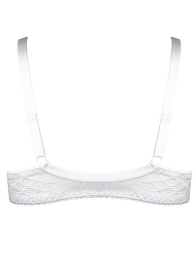 Хлопковый бюстгальтер с застежкой спереди Sielei CLASSICI FALCK 20 bianco, Цвет: bianco (белый), Размеры: 100B, изображение 6