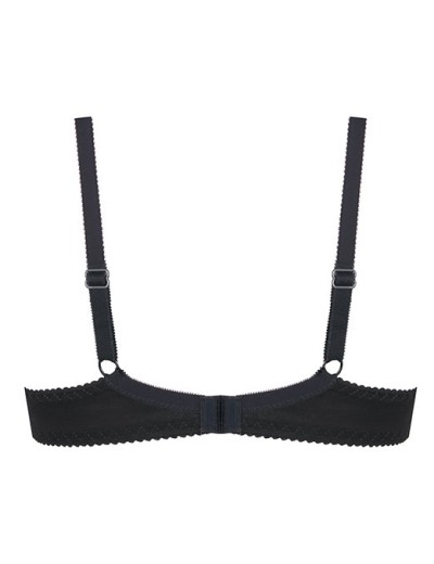 Хлопковый бюстгальтер без косточек Sielei CLASSICI FALCK 93 nero, Цвет: nero (черный), Размеры: 95B, изображение 3