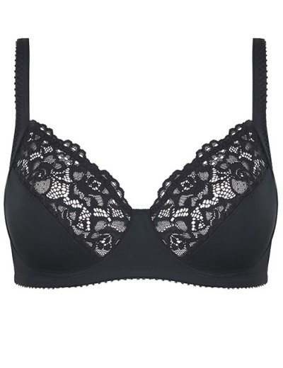 Бюстгальтер мягкий без каркасов Sielei DONNA 940 nero, Цвет: nero (черный), Размеры: 95C, изображение 4