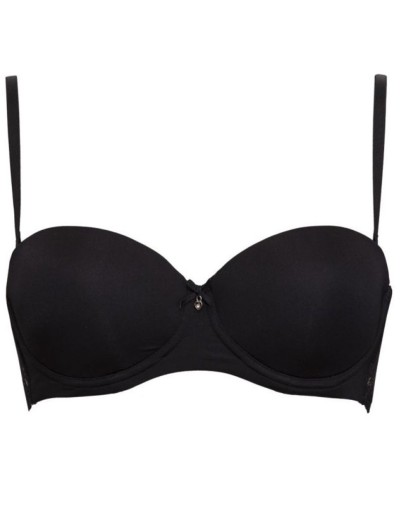 Бюстгальтер балконет фашия Sielei PURE LOVE 1982 nero, Цвет: nero (черный), Размеры: 70B, изображение 3