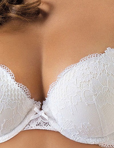 Бюстгальтер с пуш-ап Sielei WONDER LACE 2444 bianco, Цвет: bianco (белый), Размеры: 70B, изображение 4