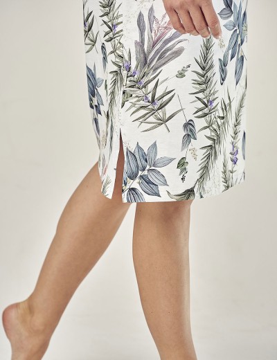 Ночная сорочка из хлопка Taro ARIANA 2981-01, Цвет: белый, Размеры: M, изображение 4