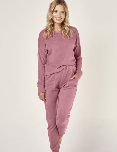 Махровый домашний костюм Taro DAVINA 3026-01, Цвет: розовый, Размеры: S, изображение 2 Махровый домашний костюм Taro DAVINA 3026-01, Цвет: розовый, Размеры: S, изображение 2