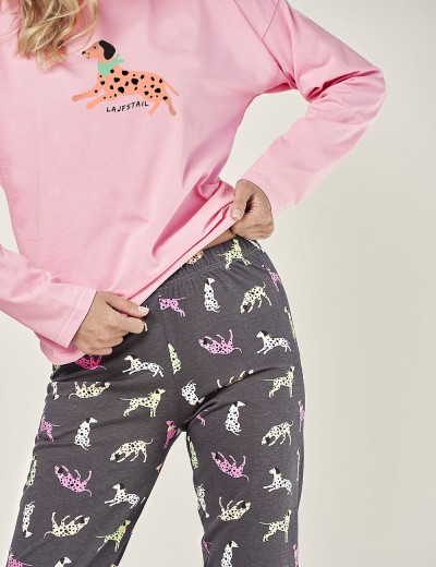 Хлопковая пижама Taro RUBY 2986-01, Цвет: розовый, Размеры: S, изображение 3