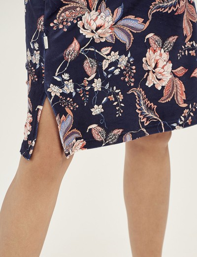 Темно-синяя туника из велюра Taro VENUS 3060-01, Цвет: темно-синий, Размеры: M, изображение 4