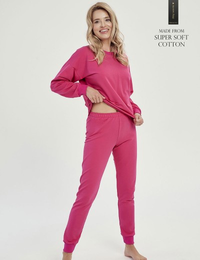 Розовый домашний комплект Taro ZOE 3052-01, Цвет: розовый, Размеры: S, изображение 2