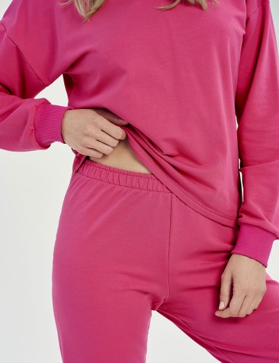 Розовый домашний комплект Taro ZOE 3052-01, Цвет: розовый, Размеры: S, изображение 3