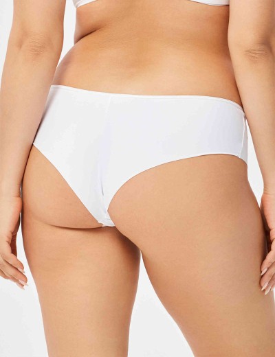 Трусы бразилиана гладкие VOVA VICTORIA V86255 белый, Цвет: белый, Размеры: 2XL, изображение 3