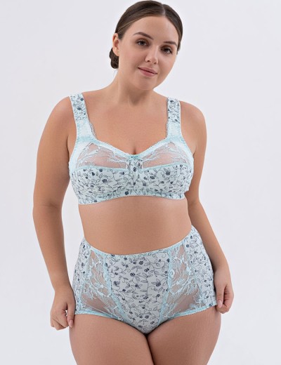 Усиленный бюстгальтер из хлопка Valmira 1104/C голубой опал, Цвет: голубой опал, Размеры: 80H, изображение 7