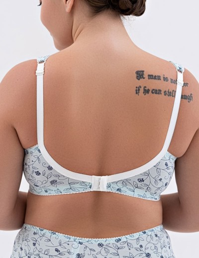 Бюстгальтер из хлопка Valmira 1101/С-1102/C голубой опал, Цвет: голубой опал, Размеры: 75E, изображение 2