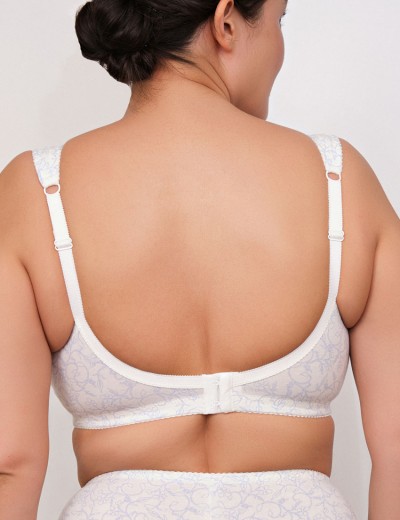 Бюстгальтер из хлопка Valmira 1101/С-1102/C молоко с голубым, Цвет: молоко с голубым, Размеры: 80F, изображение 2