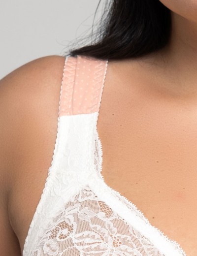 Бюстгальтер из хлопка Valmira 1101/С-1102/C нектар персика в крапинку, Цвет: нектар персика в кра, Размеры: 80E, изображение 5