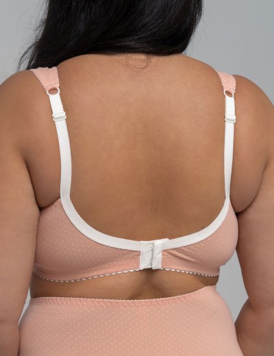 Усиленный бюстгальтер из хлопка Valmira 1104/C нектар персика в крапинку, Цвет: нектар персика в кра, Размеры: 75G, изображение 4