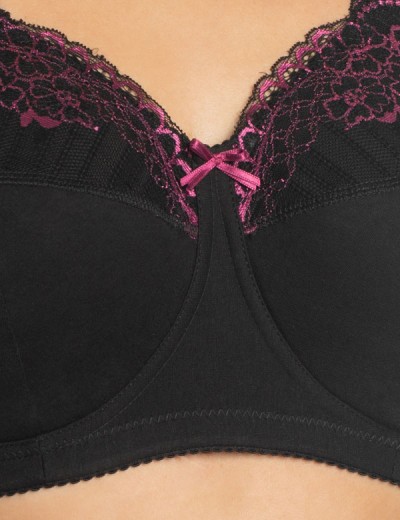 Усиленный бюстгальтер из хлопка Valmira 1104/C ночная азалия, Цвет: ночная азалия, Размеры: 105H, изображение 4