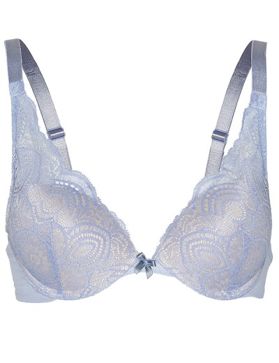 Бюстгальтер пуш-ап Wonderbra W0BHP светло-голубой, Цвет: светло-голубой, Размеры: 75A, изображение 2