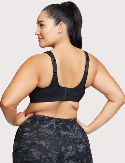 Бюстгальтер для спорта Glamorise GI9066 черный, Цвет: черный, Размеры: 85E, изображение 8