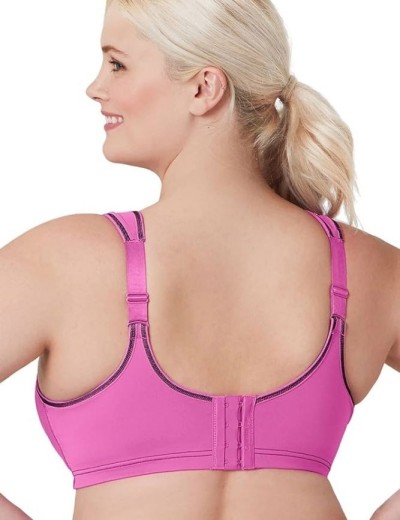 Спортивный бюстгальтер Glamorise GI9160 розовый, Цвет: розовый, Размеры: 100C, изображение 6